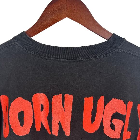 Rob Zombie Graphic Tee Size L Big Demonoid BORN UGLY LIVE UGLY DIE UGLY 2022 - Picture 4 of 12